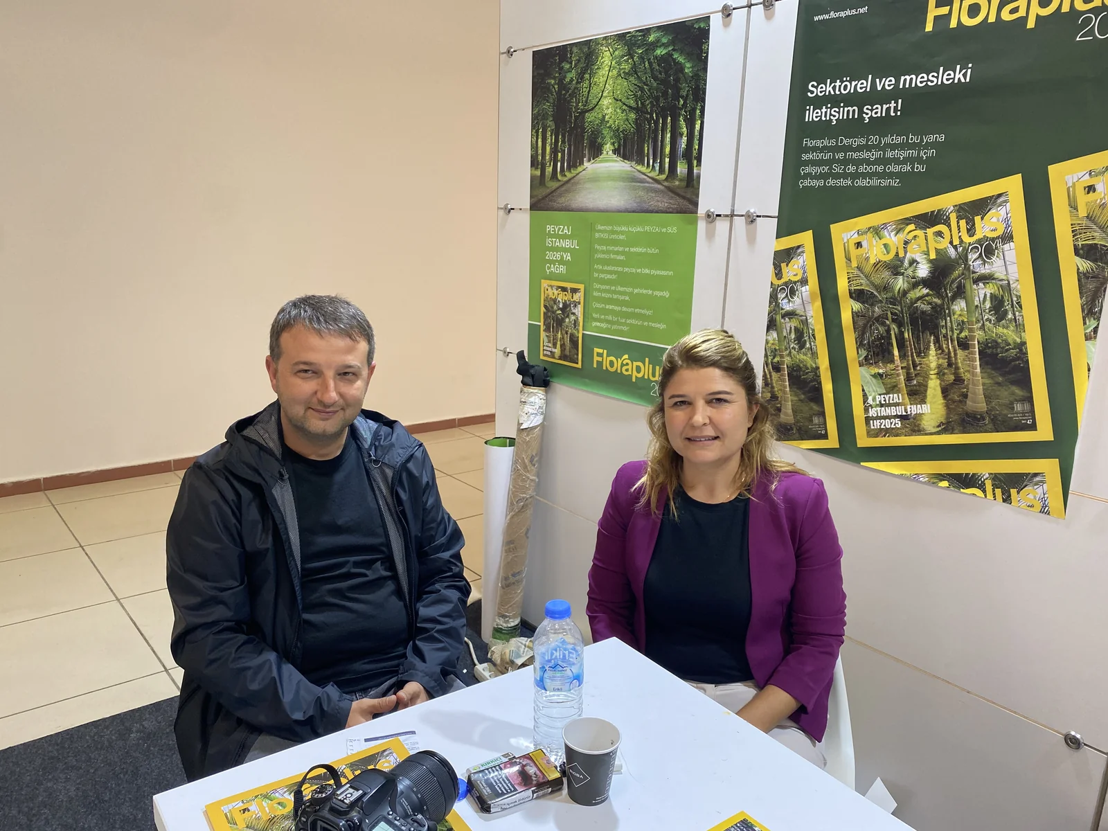 İstanbul Peyzaj ve Bitki Sektörü Fuarı küresel ticaret alanından görünüm